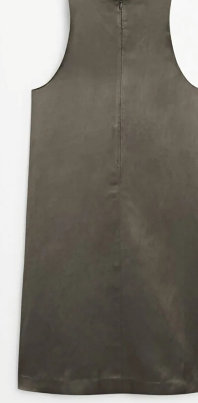 New Massimo Dutti Linen/Cotton Blend Dress - Picture 3 of 10